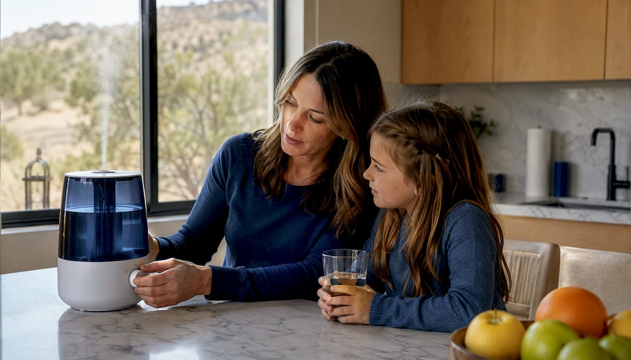 Role of humidifiers in dry fire seasons: a family guide